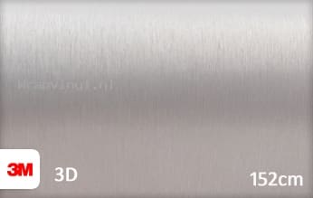 3M 1080 BR120 Brushed Aluminium wrap vinyl