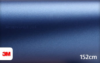 3M 1380 M287 Matte Slate Blue Metallic wrap vinyl