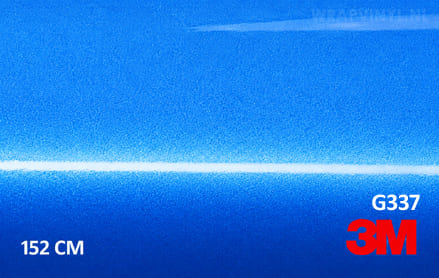 3M 2080 G337 Gloss Fire Blue wrap vinyl
