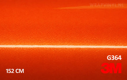 3M 2080 G364 Gloss Fiery Orange wrap vinyl