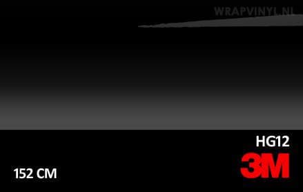 3M 2080 HG12 High Gloss Black wrap vinyl