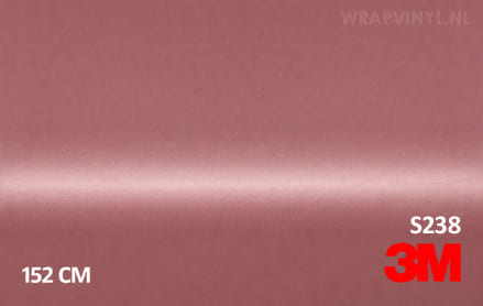 3M 2080 S238 Satin Frozen Berry Metallic wrap vinyl