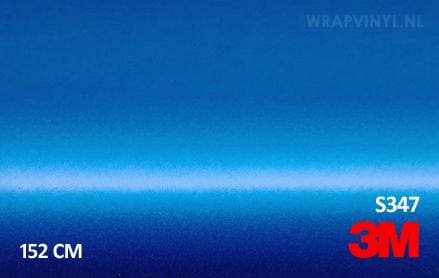 3M 2080 S347 Satin Perfect Blue wrap vinyl