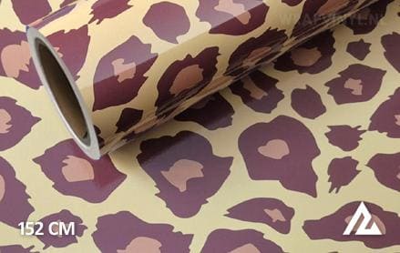 Luipaard 2D wrap vinyl