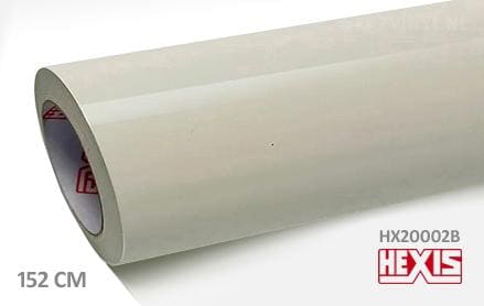 Hexis HX20002B Lapland White Gloss wrap vinyl