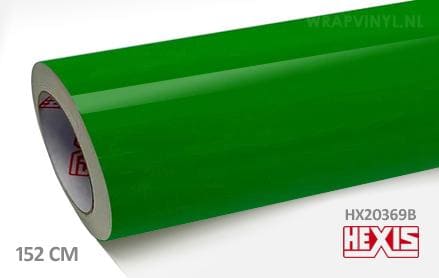 Hexis HX20369B Apple Green Gloss wrap vinyl