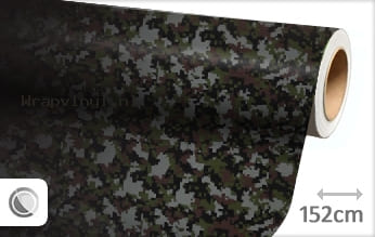 Camouflage digitaal wrap vinyl