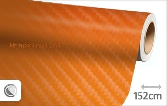Oranje 4D carbon wrap vinyl